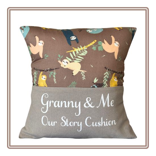 Sloth Children's Story Cushion