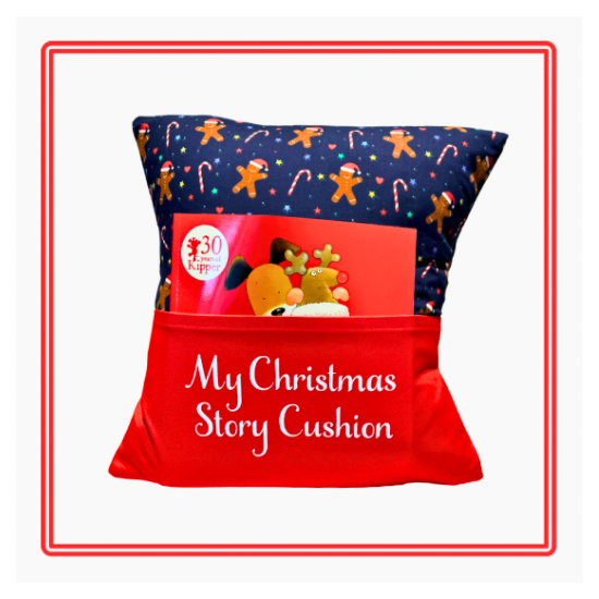 Gingerbread Man Children’s Christmas Story Cushion