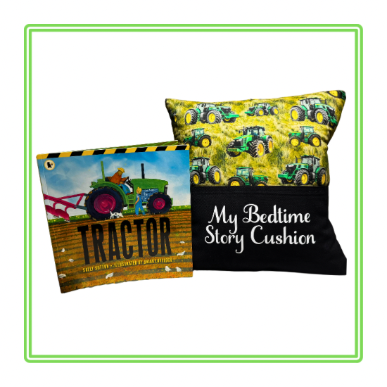 Tractor Fans Children's Story Cushion