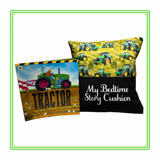Tractor Fans Children's Story Cushion