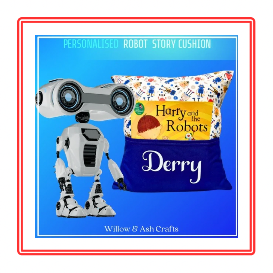 Robots Story Cushion