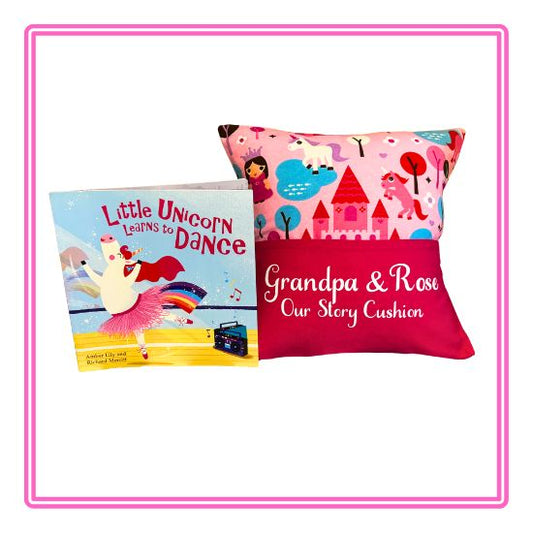 Pink Princess Children's Story Cushion