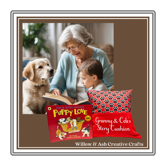 Paw Prints Children's Story Cushion