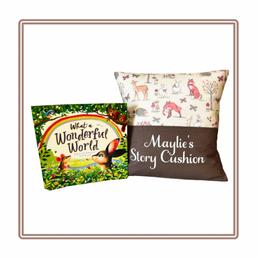 Woodland Animals Children's Story Cushion