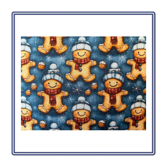 Snowy Gingerbread Children’s Christmas Story Cushion