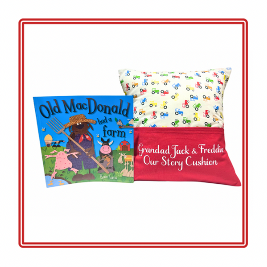Tiny Tractors Children's Story Cushion