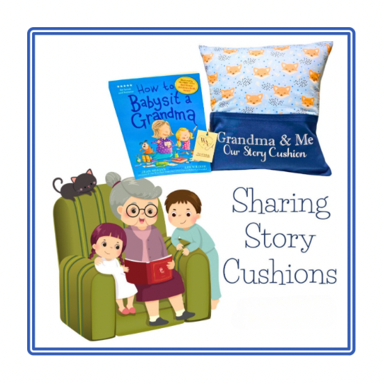 Friendly Foxes Children's Story Cushion