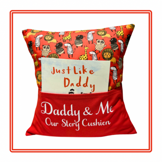 On Safari Children's Story Cushion