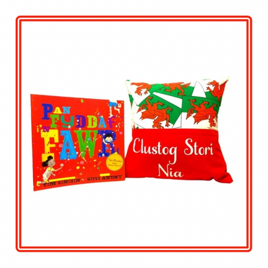 Welsh Dragons Children's Story Cushion