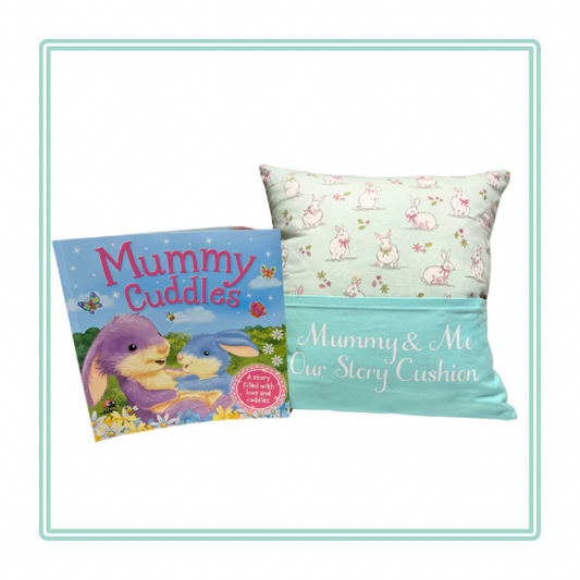 Rabbits in Ribbons Children's Story Cushion
