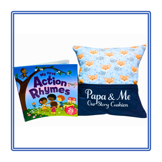 Friendly Foxes Children's Story Cushion
