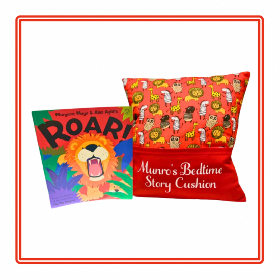 On Safari Children's Story Cushion