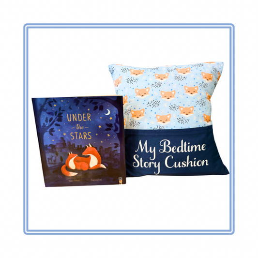 Friendly Foxes Children's Story Cushion