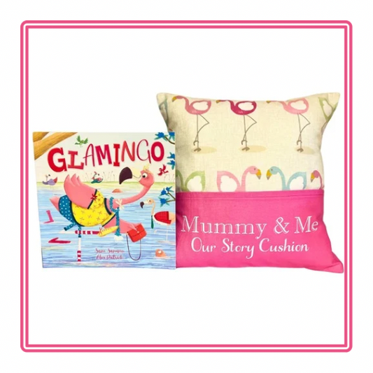 Fancy Flamingos Children's Story Cushion