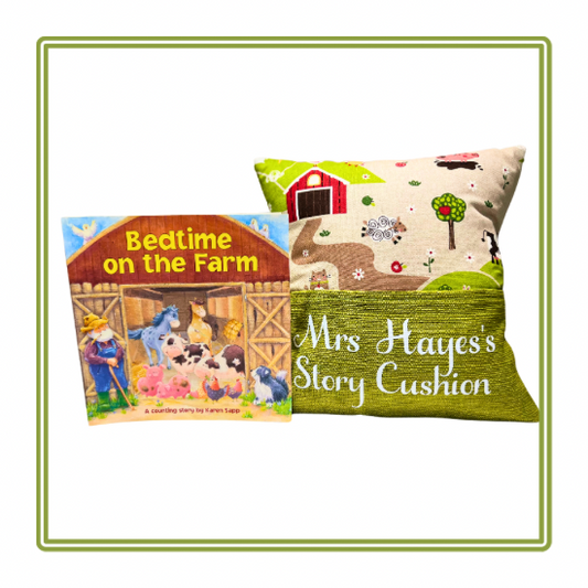 On The Farm Children's Story Cushion