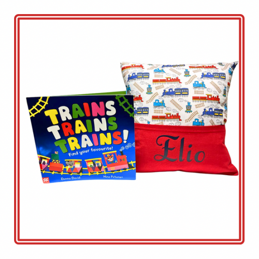 Terrific Trains Children's Story Cushion