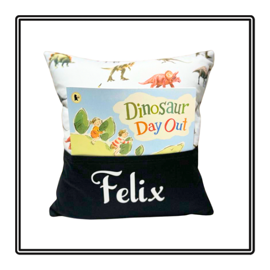 Dinosaur Children's Story Cushion