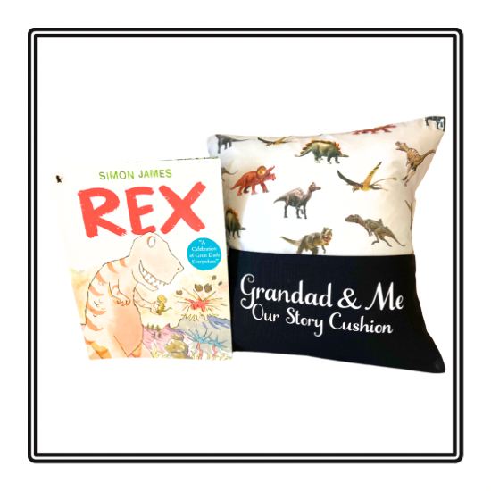 Dinosaur Children's Story Cushion