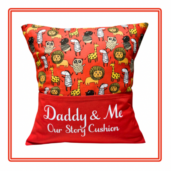 On Safari Children's Story Cushion